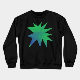 Retro Comic Burst Design Crewneck Sweatshirt